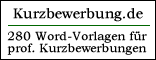 Kurzbewerbungen als Word-Vorlagen