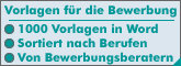 1000 Vorlagen für die Bewerbung